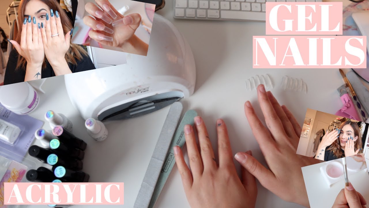 DIY SHORT GEL NAIL EXTENSIONS AT HOME